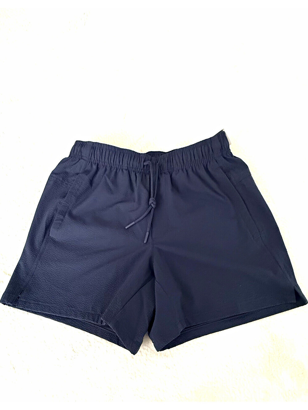 VRST Men’s Small 5” Everyday Shorts Darker Ardosia Seersucker UV 50+ NWT